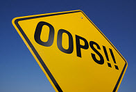 oops sign oops sign