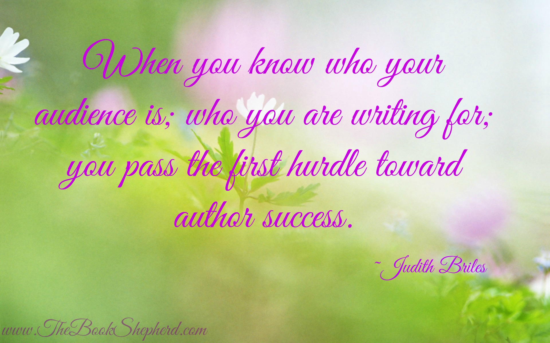 know who u are writing for
