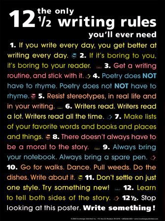 12 rules writing