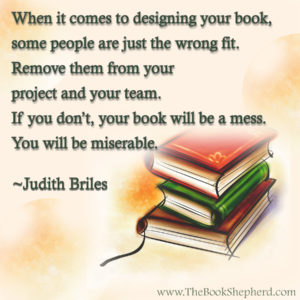 When it comes to designing your books