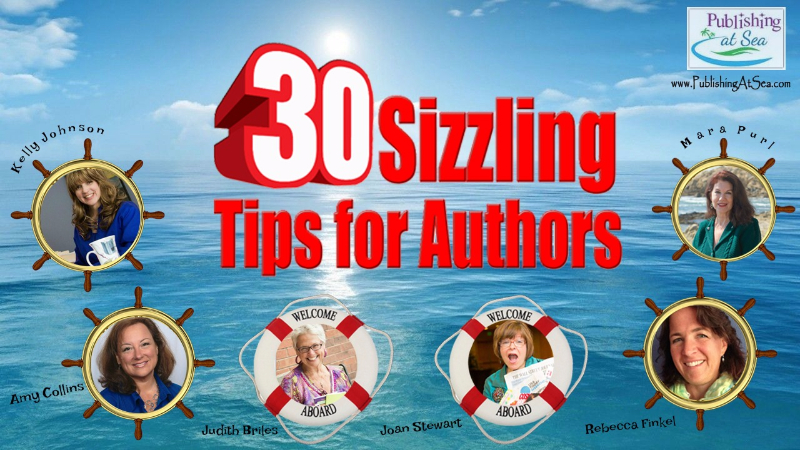 Join Me at Sea in January! …. Here’s 30 Sizzling Tips for Authors?