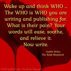 Author Essential Question-Who’s Are You Writing in Your Mind?
