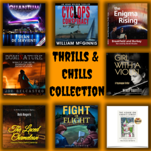 8 authors with thrills and chills audio books