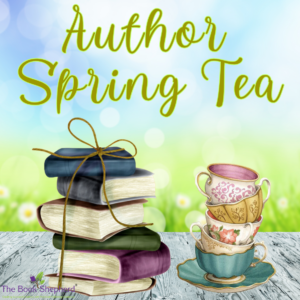 You have been invited to the Author Spring Tea, in April.