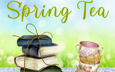 You have been invited to the Author Spring Tea, in April.