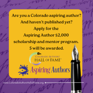 WOOT…5 authors with get HUGE scholarships in CO in September