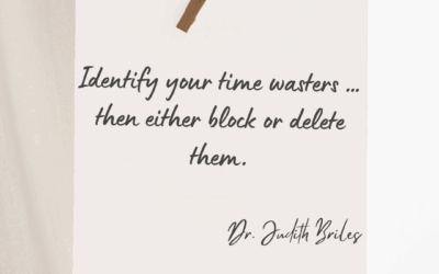 Dr. Judith’s Saturday Blog – Be A Doer … Not a Dreamer